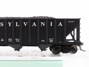 HO Scale Arrowhead ARR1005-48 PRR Pennsylvania 3 Bay Hopper #666970 - With Load
