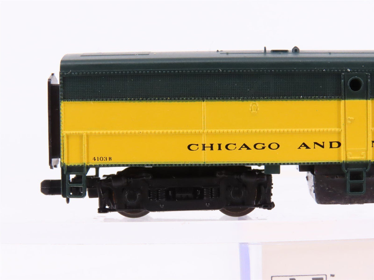 N Scale Life-Like 7943 CNW Railway FB2 Diesel Loco #4103B Unpowered