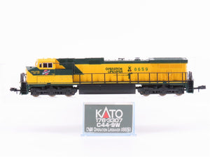 N Scale Kato 176-3307 CNW Chicago Northwestern C44-9W Diesel Locomotive #8659