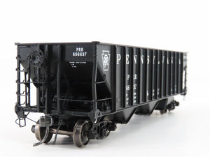 HO Scale Arrowhead ARR-1005-14 PRR Pennsylvania 3 Bay Hopper #666637 - With Load