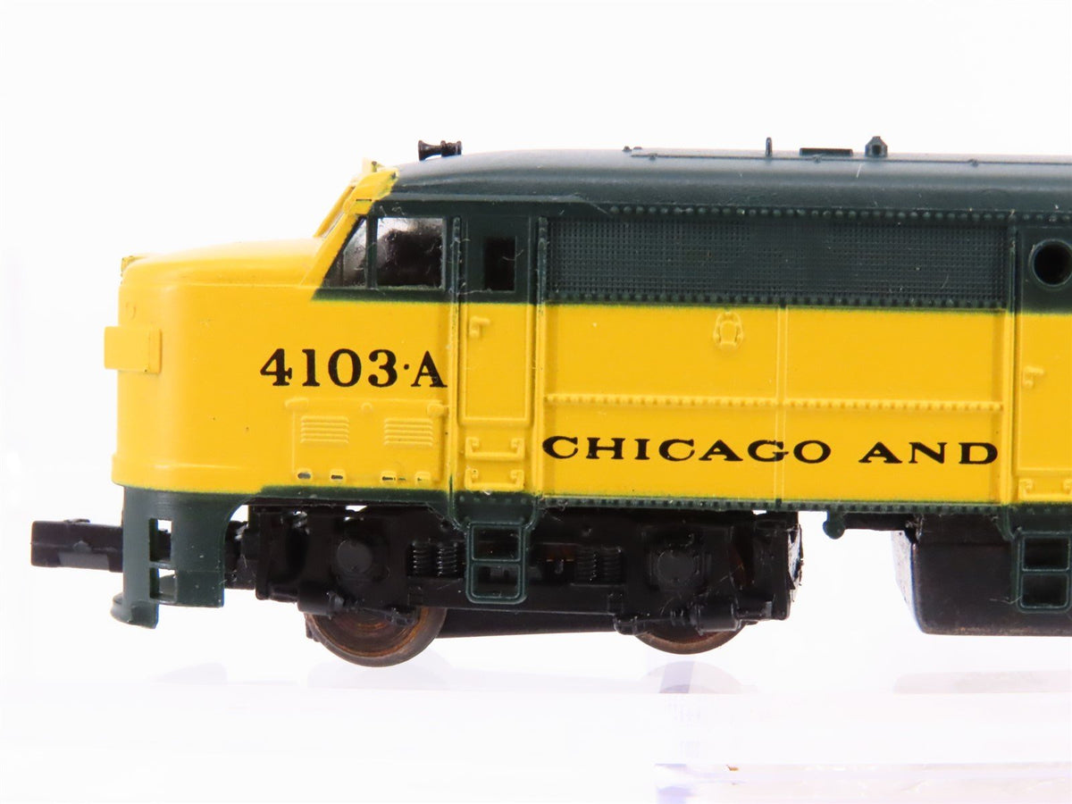 N Life-Like 7942 CNW Chicago &amp; North Western FA2 Diesel #4103-A DOES NOT RUN