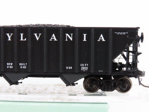 HO Scale Arrowhead ARR-1005-9 PRR Pennsylvania 3 Bay Hopper #666581 - With Load