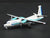 1:400 Scale Aero Classics Die-Cast Quebecair Fokker F-27 Aircraft CF-QBZ