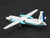 1:400 Scale Aero Classics Die-Cast Quebecair Fokker F-27 Aircraft CF-QBZ