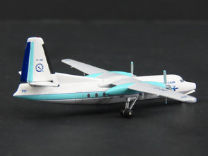 1:400 Scale Aero Classics Die-Cast Quebecair Fokker F-27 Aircraft CF-QBZ