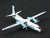 1:400 Scale Aero Classics Die-Cast Quebecair Fokker F-27 Aircraft CF-QBZ