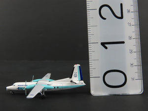 1:400 Scale Aero Classics Die-Cast Quebecair Fokker F-27 Aircraft CF-QBZ