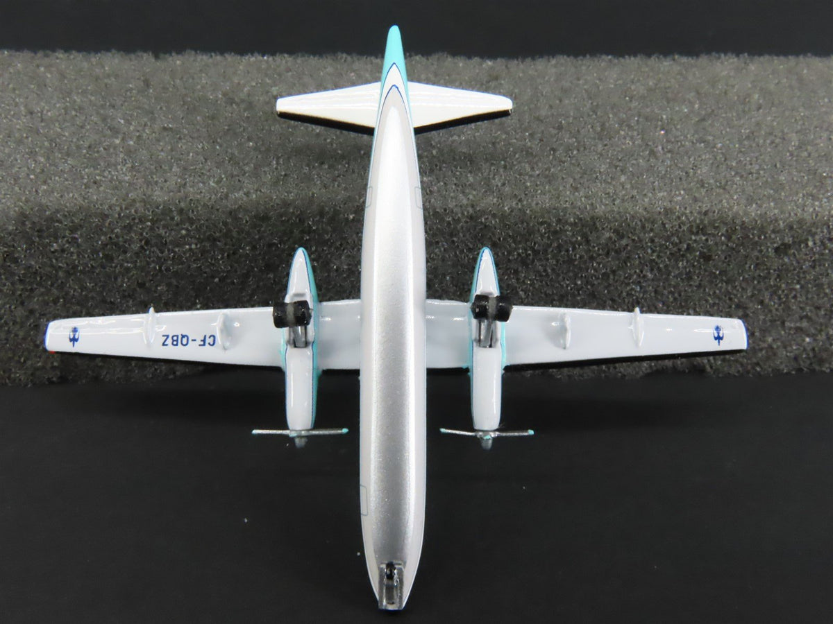 1:400 Scale Aero Classics Die-Cast Quebecair Fokker F-27 Aircraft CF-QBZ