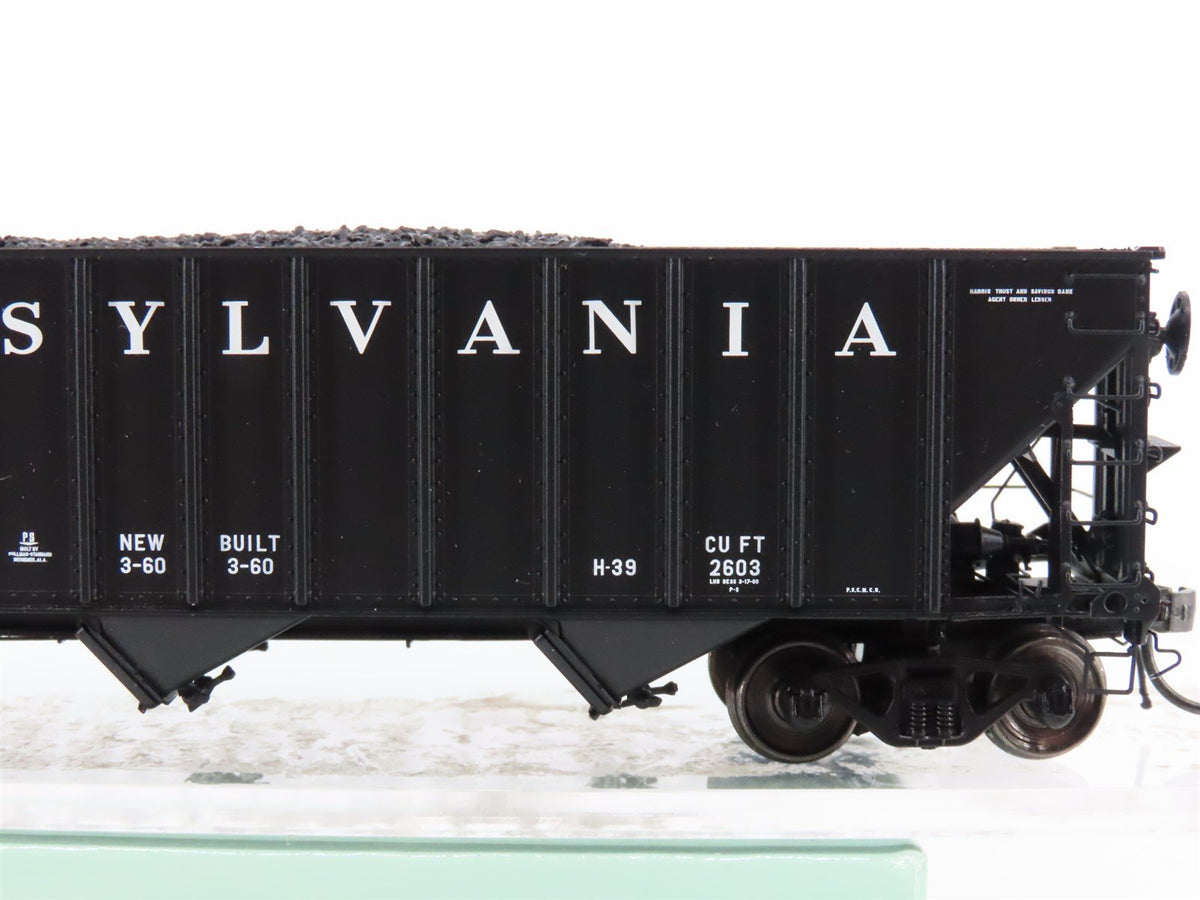 HO Scale Arrowhead ARR-1005-20 PRR Pennsylvania 3 Bay Hopper #666693 - With Load
