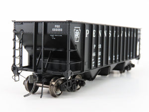 HO Scale Arrowhead ARR-1005-20 PRR Pennsylvania 3 Bay Hopper #666693 - With Load