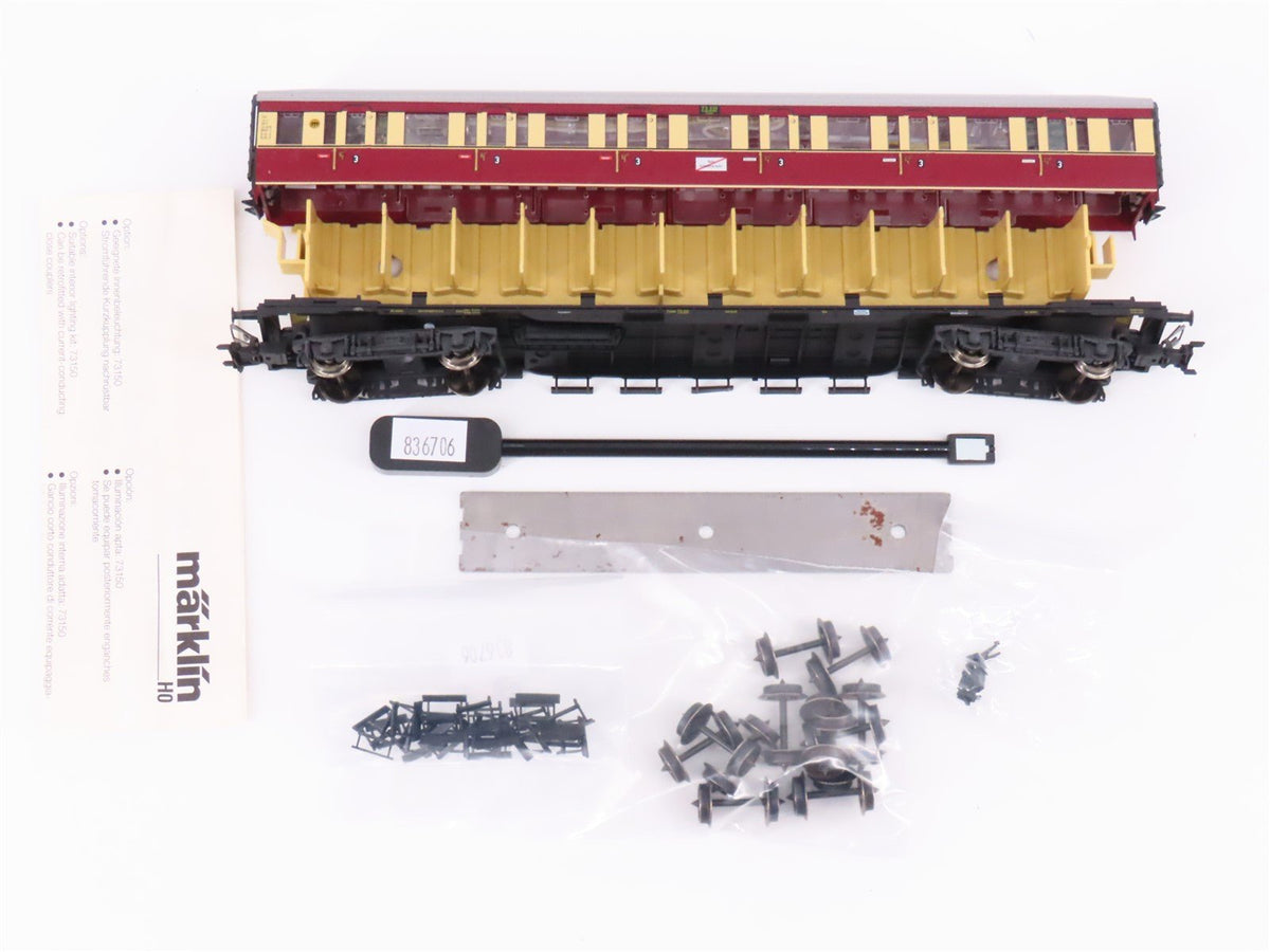 HO Scale Marklin 43108 DRG German &quot;Ruhr Express Service&quot; 3-Car Passenger Set