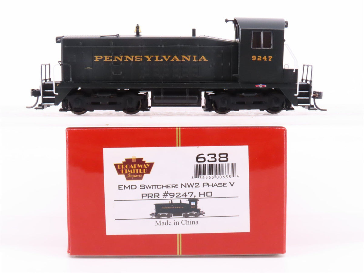 HO Broadway Limited BLI 638 PRR Pennsylvania NW2 Ph 5 Diesel #9247 w/DCC &amp; Sound