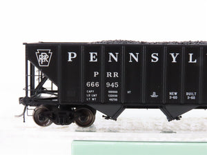 HO Scale Arrowhead ARR-1005-45 PRR Pennsylvania 3 Bay Hopper #666945 - With Load