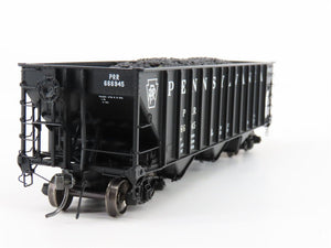 HO Scale Arrowhead ARR-1005-45 PRR Pennsylvania 3 Bay Hopper #666945 - With Load