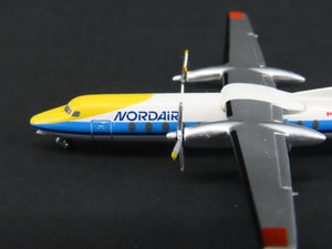 1:400 Scale Aero Classics Die-Cast Nordair Fairchild FH-227B Aircraft C-GNDH