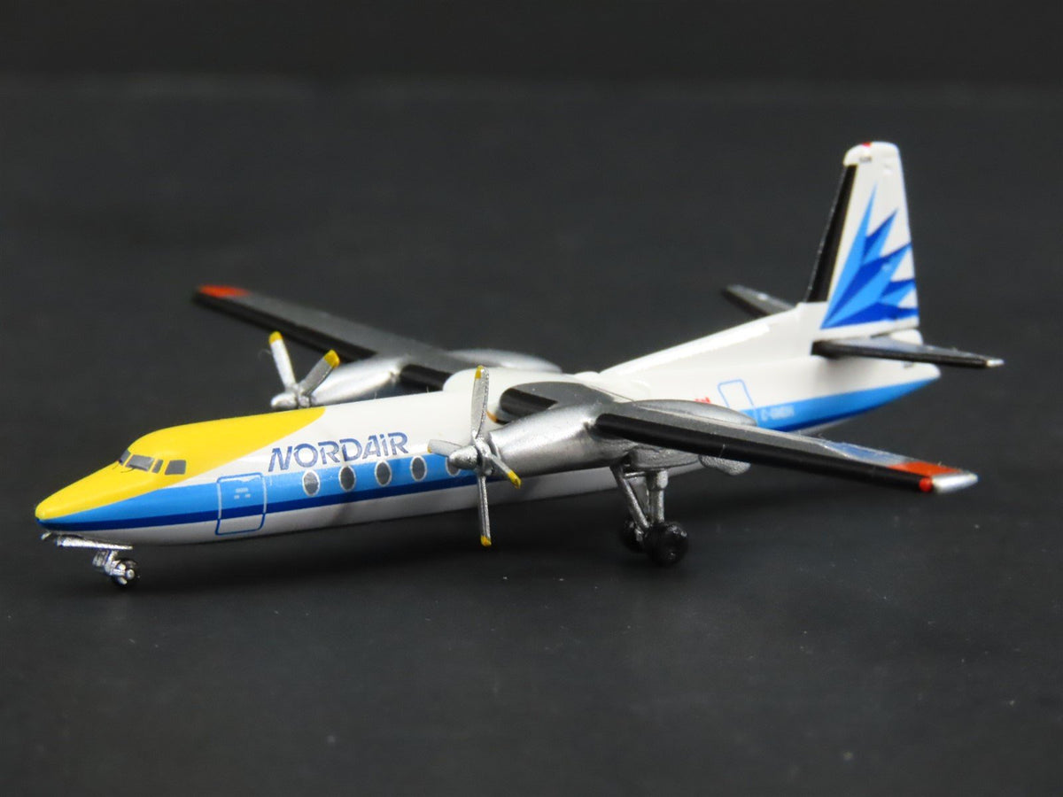1:400 Scale Aero Classics Die-Cast Nordair Fairchild FH-227B Aircraft C-GNDH