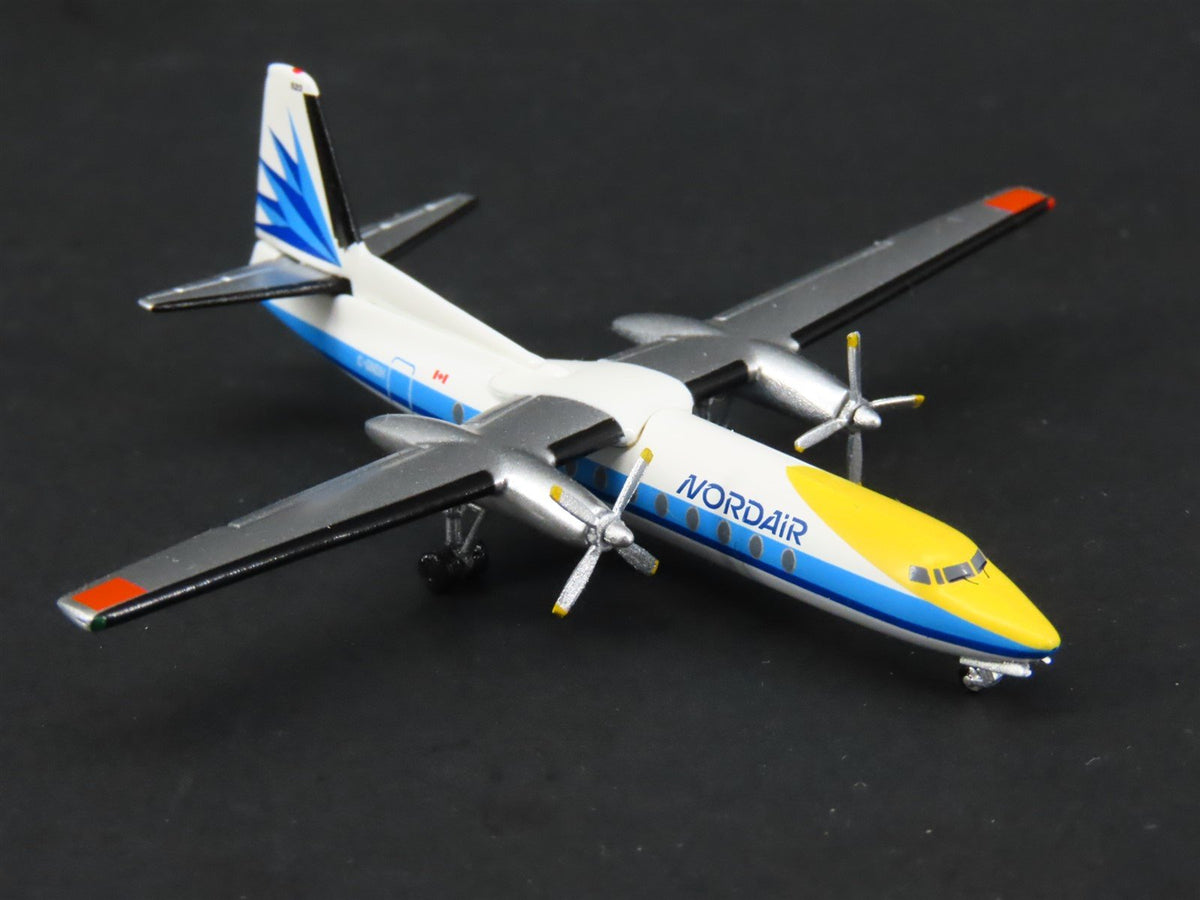 1:400 Scale Aero Classics Die-Cast Nordair Fairchild FH-227B Aircraft C-GNDH