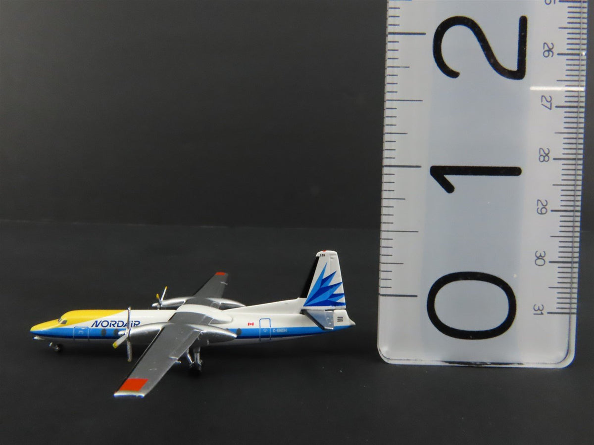 1:400 Scale Aero Classics Die-Cast Nordair Fairchild FH-227B Aircraft C-GNDH