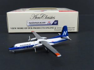 1:400 Scale Aero Classics Die-Cast Nordair Fairchild FH-227E Aircraft CF-NAJ