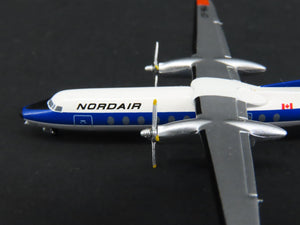 1:400 Scale Aero Classics Die-Cast Nordair Fairchild FH-227E Aircraft CF-NAJ