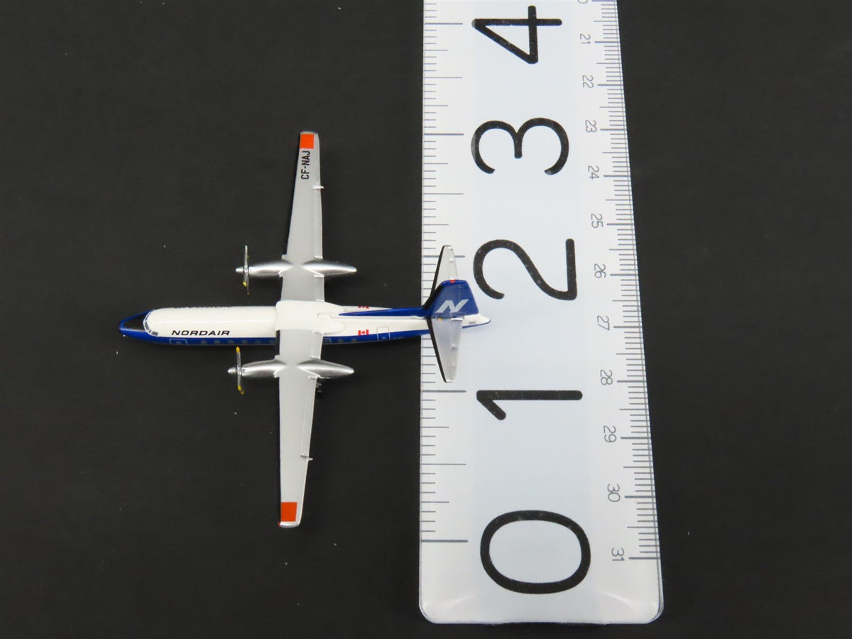 1:400 Scale Aero Classics Die-Cast Nordair Fairchild FH-227E Aircraft CF-NAJ