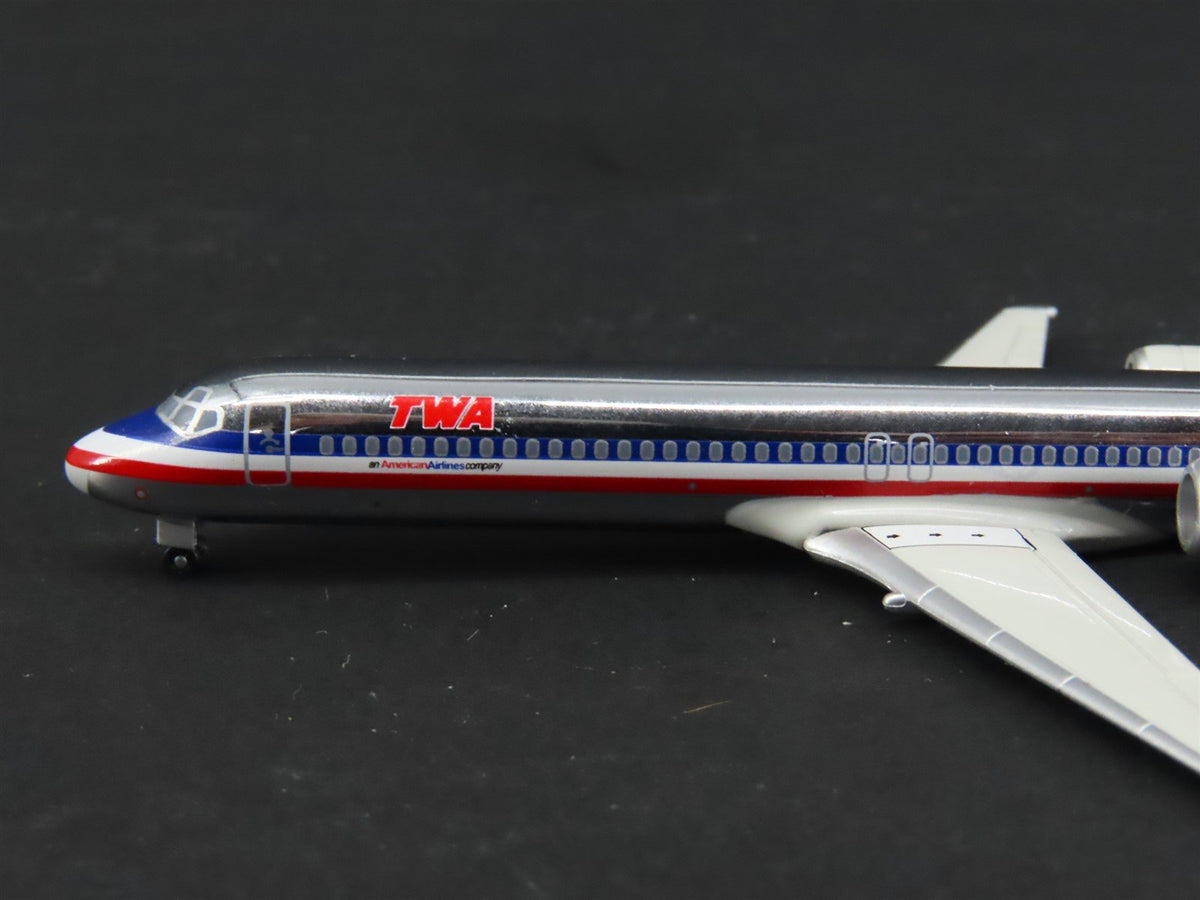 1:400 Scale Dragon Wings CRS002 Die-Cast TWA Boeing B-717-200 Aircraft N2417F