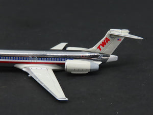 1:400 Scale Dragon Wings CRS002 Die-Cast TWA Boeing B-717-200 Aircraft N2417F