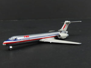 1:400 Scale Dragon Wings CRS002 Die-Cast TWA Boeing B-717-200 Aircraft N2417F