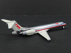 1:400 Scale Dragon Wings CRS002 Die-Cast TWA Boeing B-717-200 Aircraft N2417F