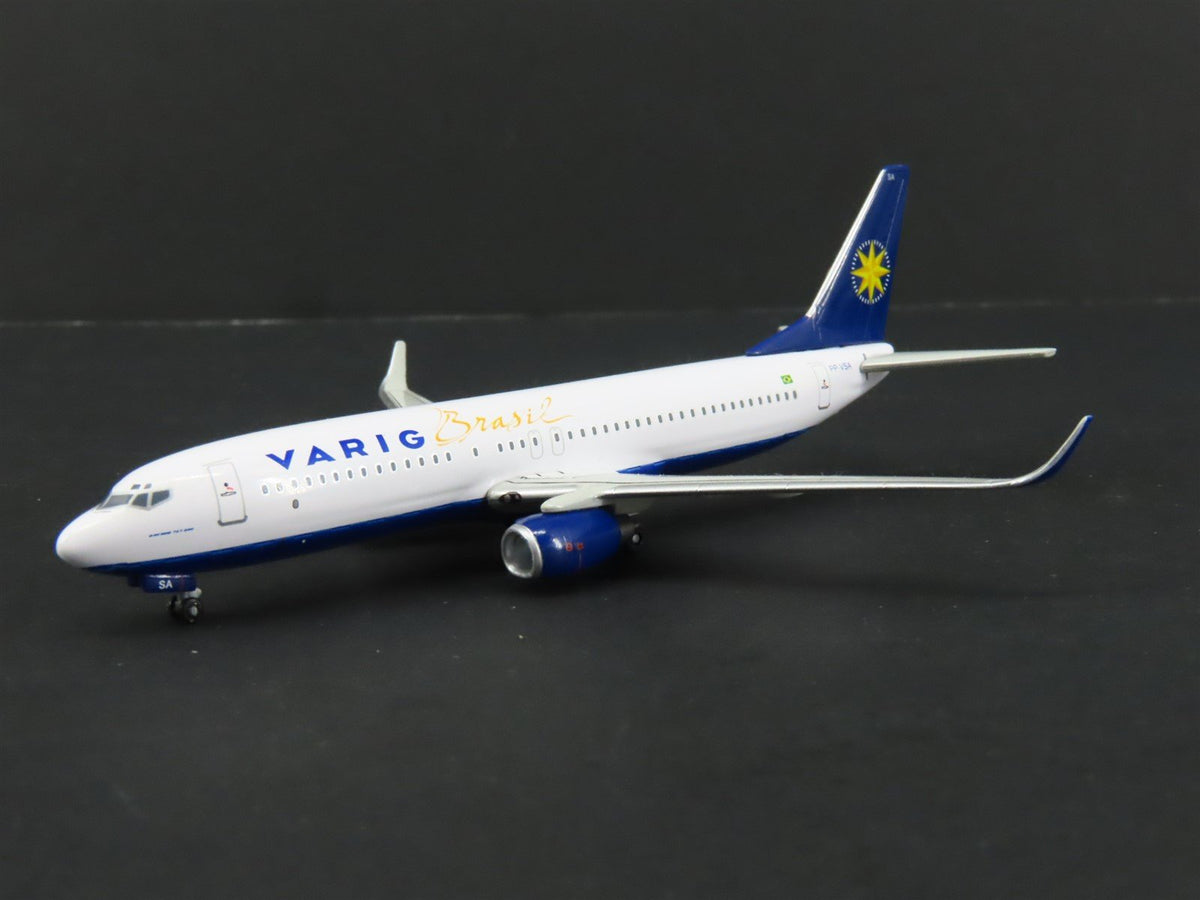 1:400 Scale Dragon Wings Die-Cast Varig Brasil Boeing B-737 Aircraft PP-VSA