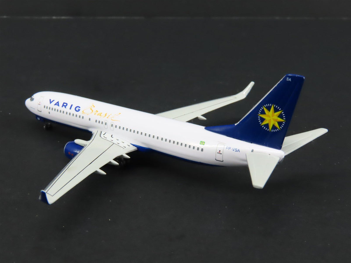 1:400 Scale Dragon Wings Die-Cast Varig Brasil Boeing B-737 Aircraft PP-VSA