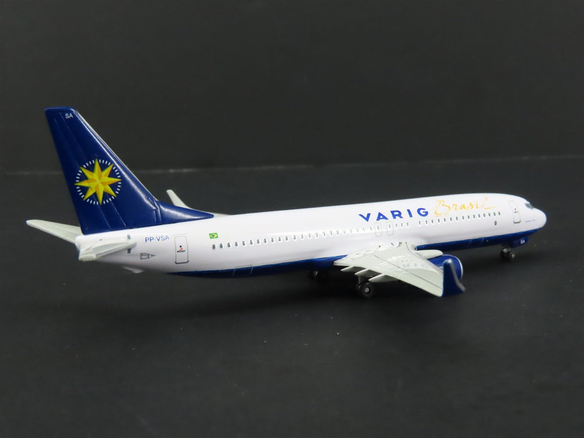 1:400 Scale Dragon Wings Die-Cast Varig Brasil Boeing B-737 Aircraft PP-VSA