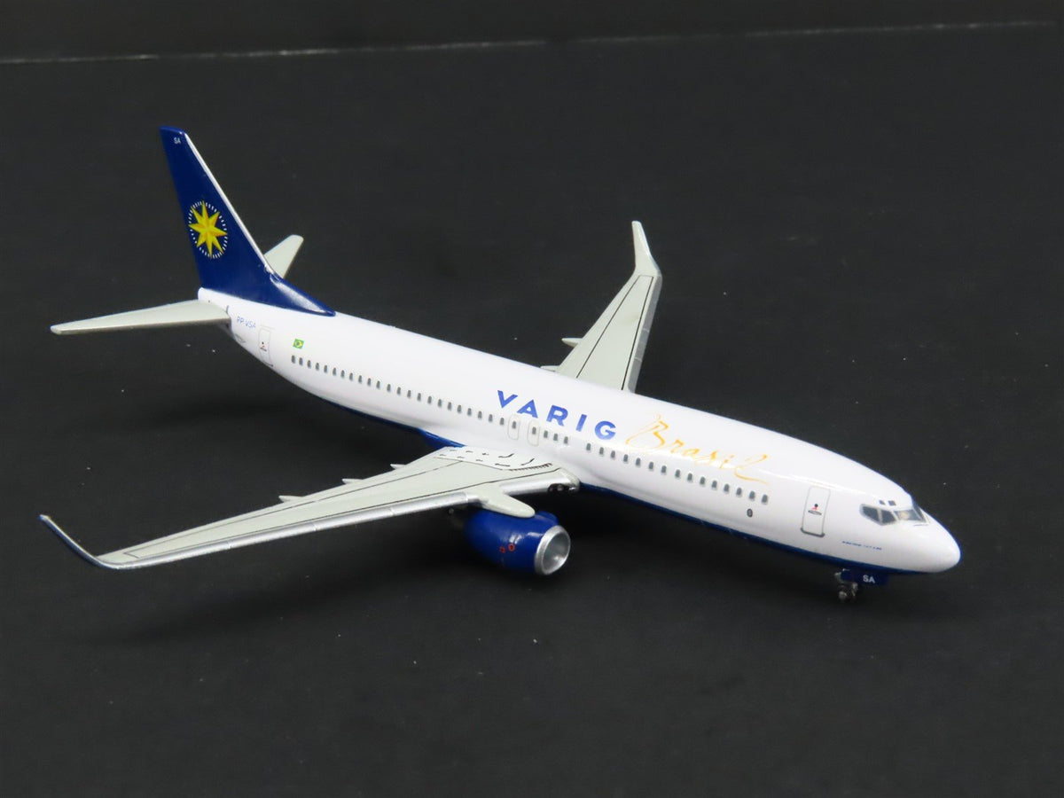 1:400 Scale Dragon Wings Die-Cast Varig Brasil Boeing B-737 Aircraft PP-VSA