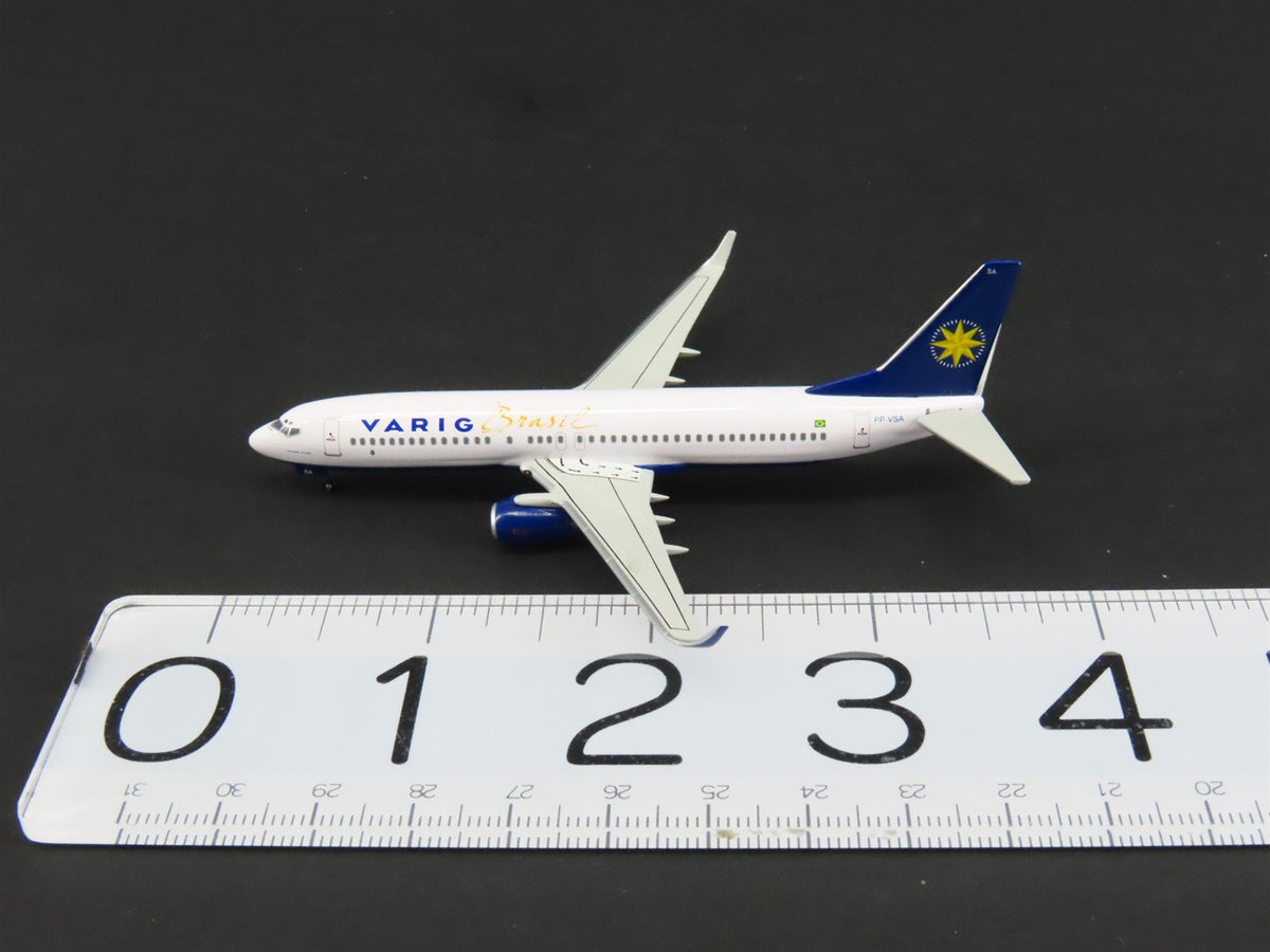 1:400 Scale Dragon Wings Die-Cast Varig Brasil Boeing B-737 Aircraft PP-VSA