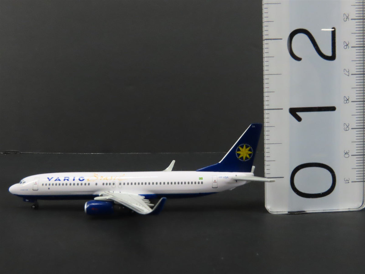 1:400 Scale Dragon Wings Die-Cast Varig Brasil Boeing B-737 Aircraft PP-VSA