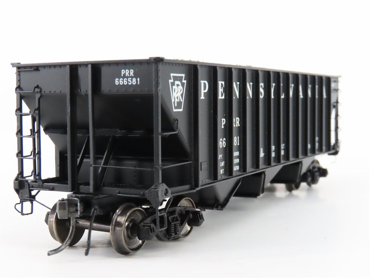 HO Arrowhead ARR-1005-9 PRR Pennsylvania 3 Bay Hopper Car #666581 - With Load