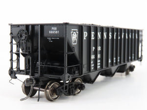 HO Arrowhead ARR-1005-9 PRR Pennsylvania 3 Bay Hopper Car #666581 - With Load