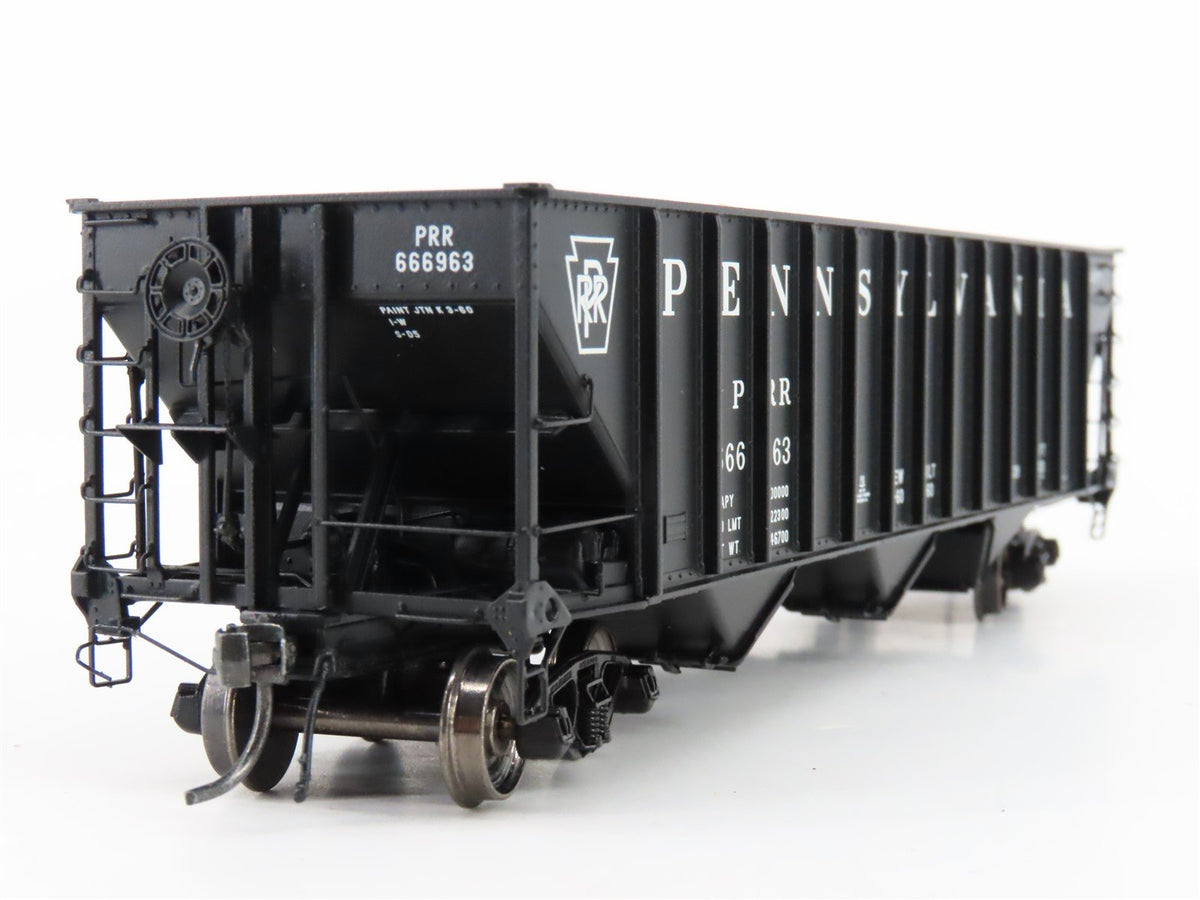 HO Arrowhead ARR-1005-47 PRR Pennsylvania 3 Bay Hopper Car #666963 - With Load