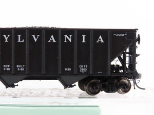 HO Arrowhead ARR-1005-35 PRR Pennsylvania 3 Bay Hopper Car #666849 - With Load