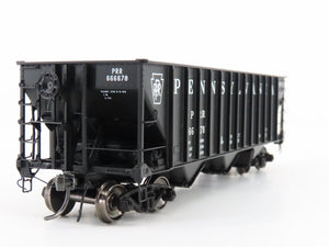 HO Arrowhead ARR-1005-18 PRR Pennsylvania 3 Bay Hopper Car #666678 - With Load