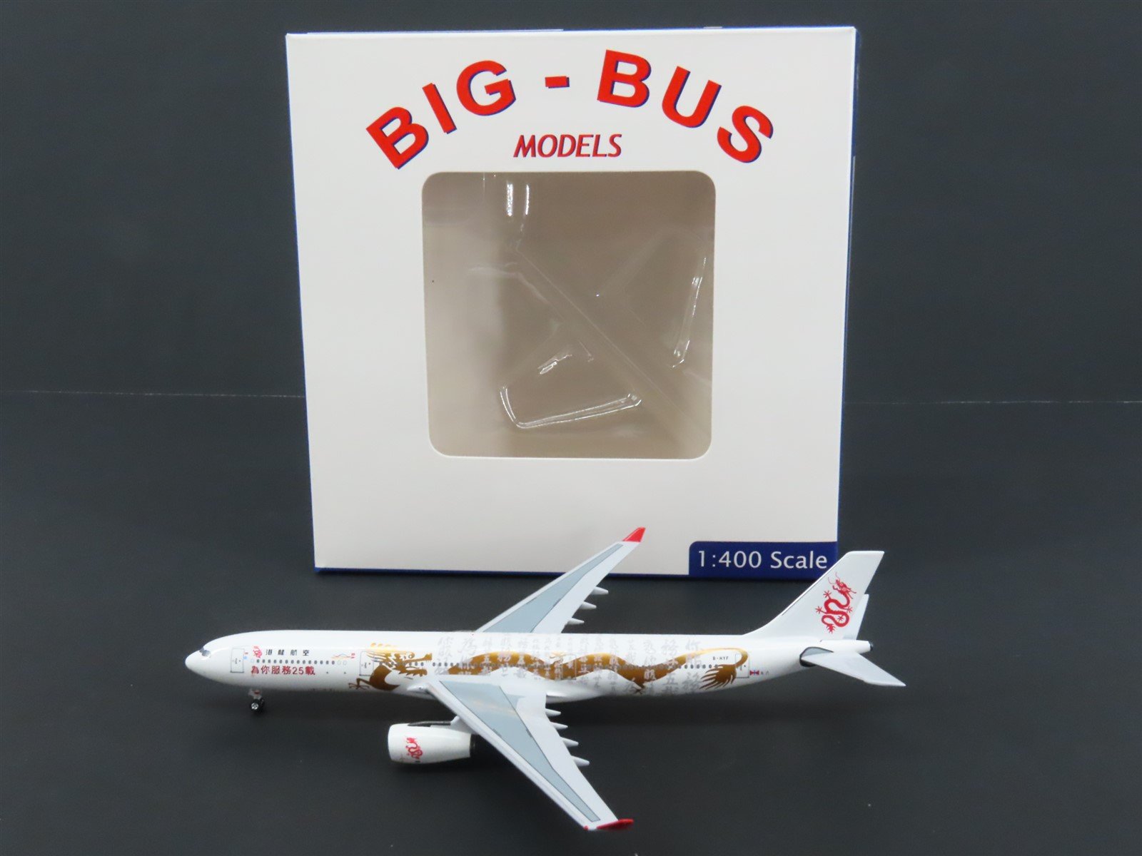 1:400 Scale AeroClassics Big-Bus Die-Cast Dragon Air A330-342 Airbus B-HYF