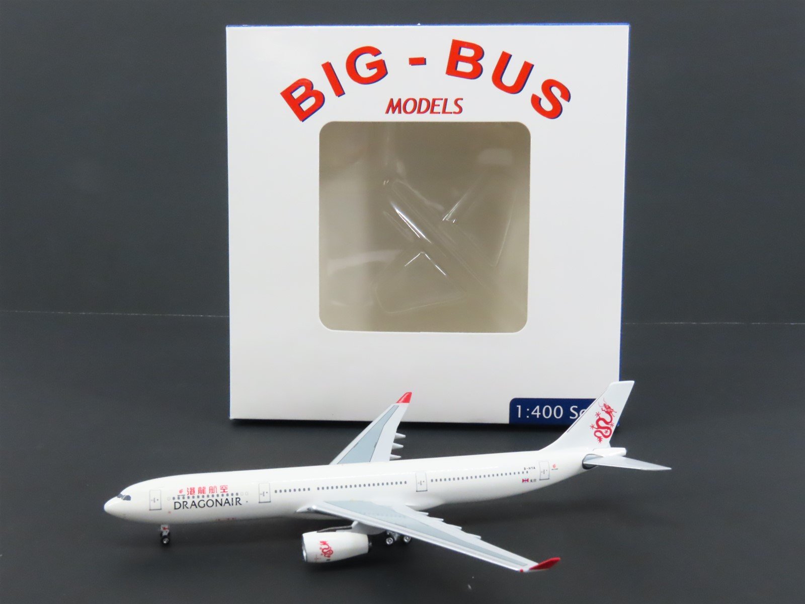 1:400 Scale AeroClassics Big-Bus Die-Cast Dragon Air A330-342 Airbus B-HYA