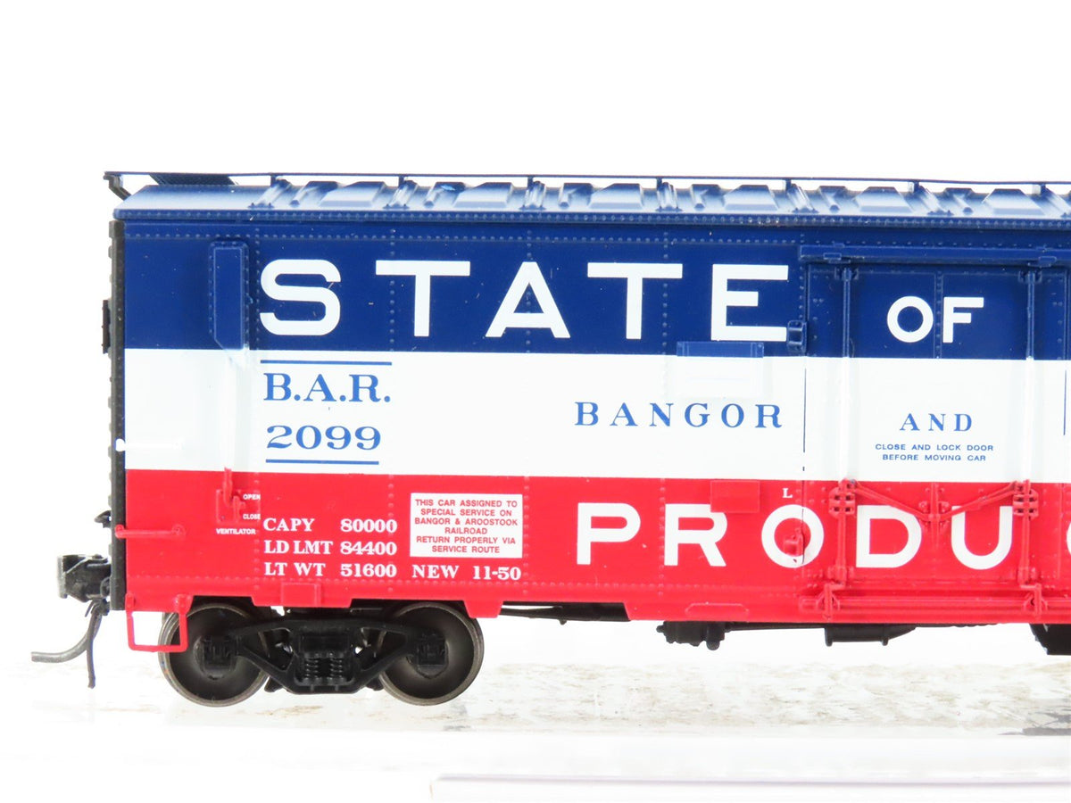 HO Scale Eastern Seaboard Models 400101 BAR State Of Maine Boxcar #2099