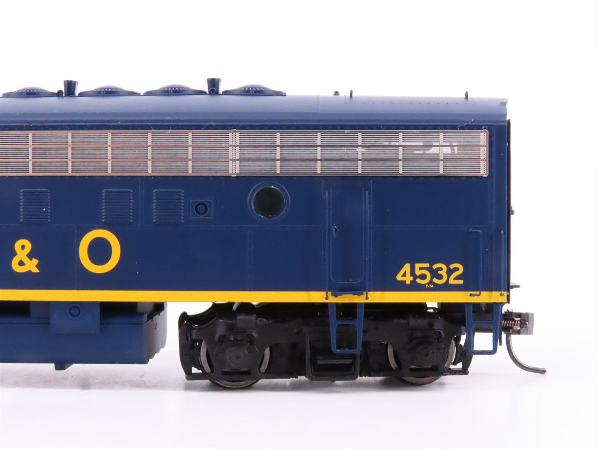 HO Scale InterMountain B&amp;O Baltimore &amp; Ohio EMD F7A Diesel #4532 w/ DCC &amp; Sound