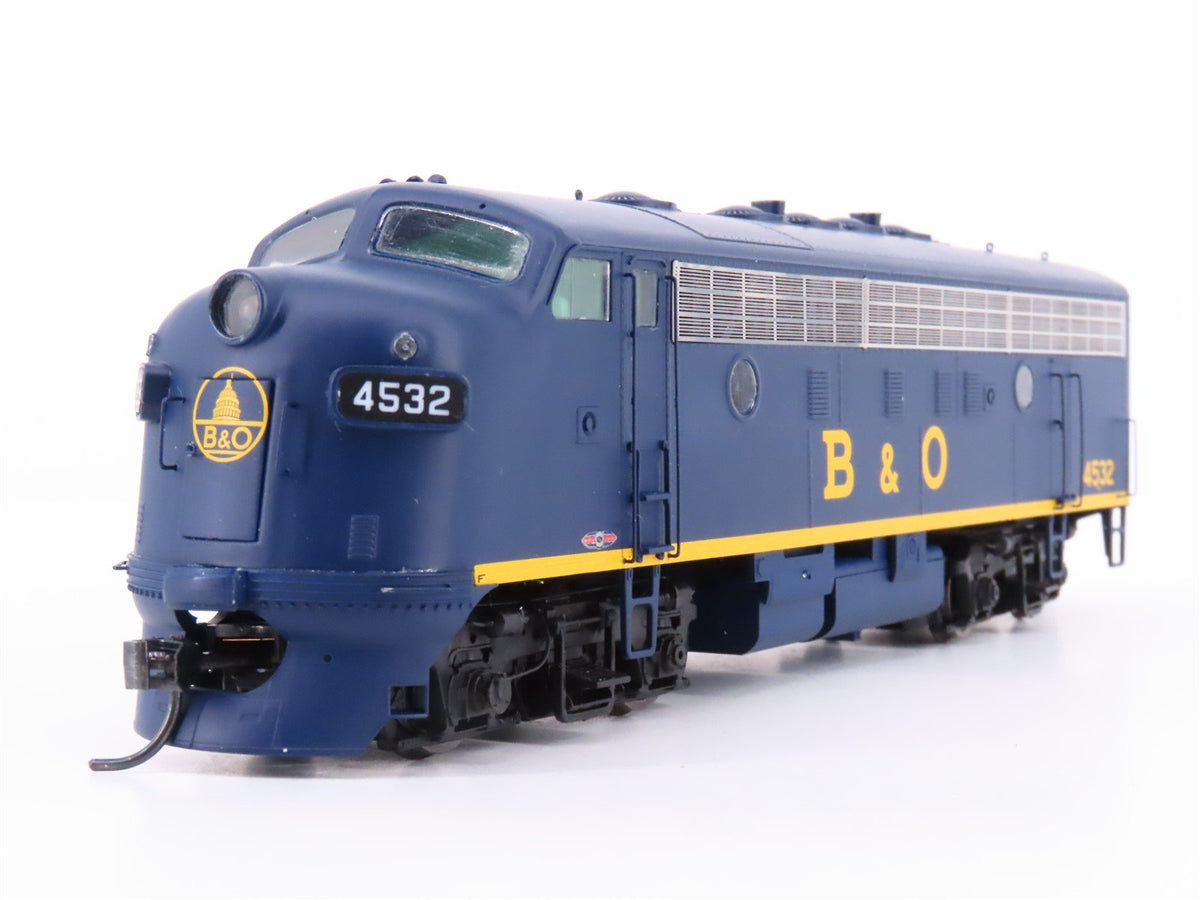 HO Scale InterMountain B&amp;O Baltimore &amp; Ohio EMD F7A Diesel #4532 w/ DCC &amp; Sound