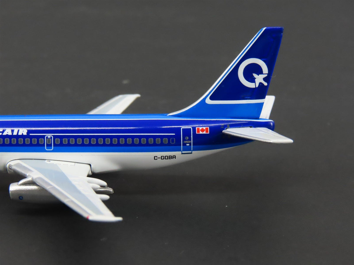 1:400 Scale AeroClassics Die-Cast Quebecair Boeing B737-296 Airliner C-GQBA