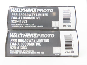 HO Walthers Proto 920-41363 PRR Broadway Limited E8A/A Diesel Set w/ DCC & Sound