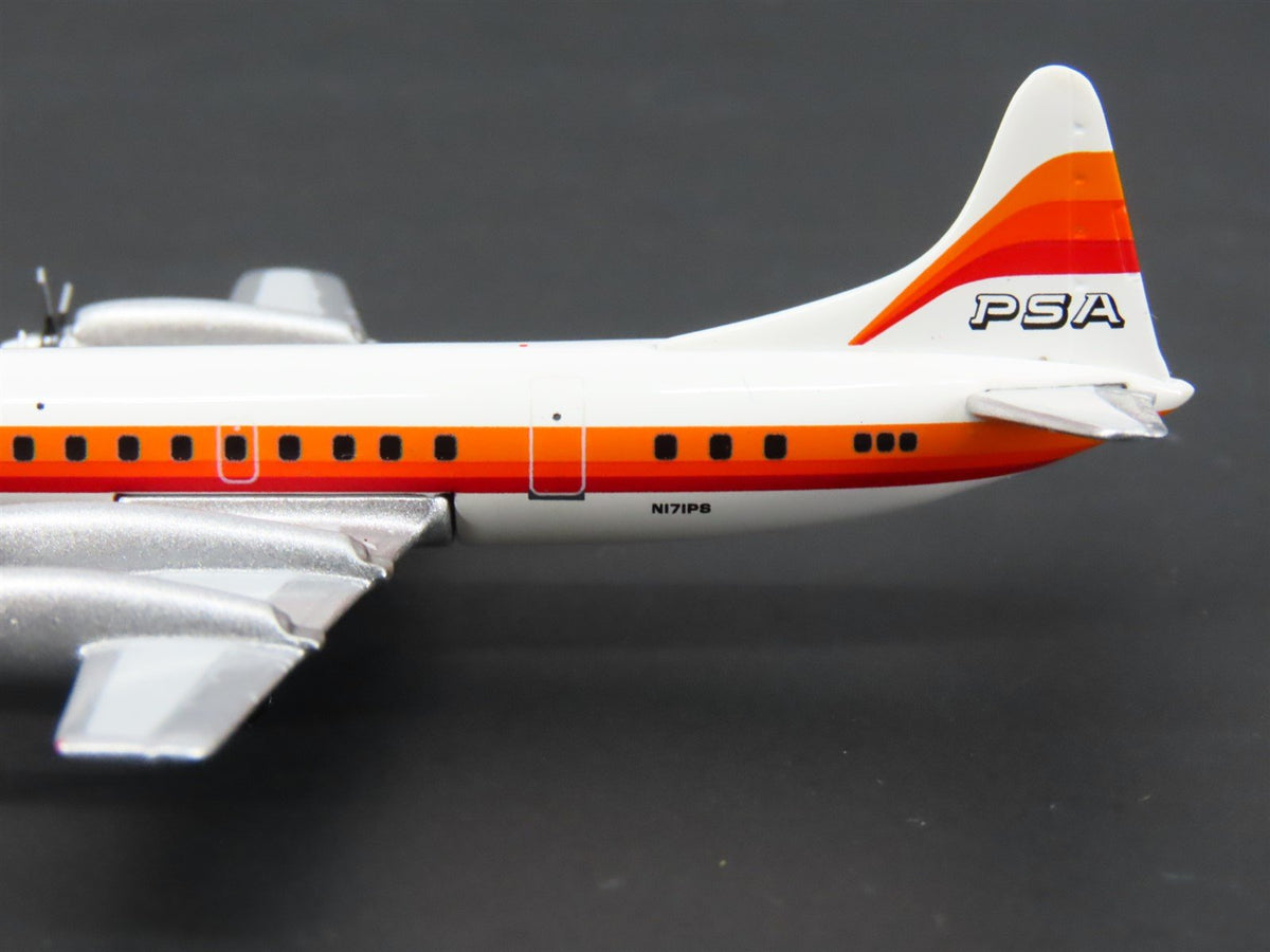 1:400 Scale Electra Jets Jet-X JX201 Die-Cast PSA Lockheed L-188 Airliner N171PS