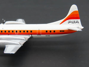 1:400 Scale Electra Jets Jet-X JX201 Die-Cast PSA Lockheed L-188 Airliner N171PS