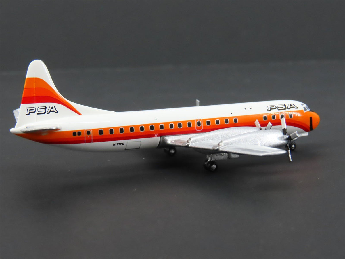 1:400 Scale Electra Jets Jet-X JX201 Die-Cast PSA Lockheed L-188 Airliner N171PS